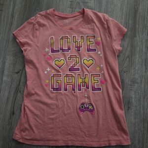 The Children's Place Pink 'Love 2 Game' T-Shirt
